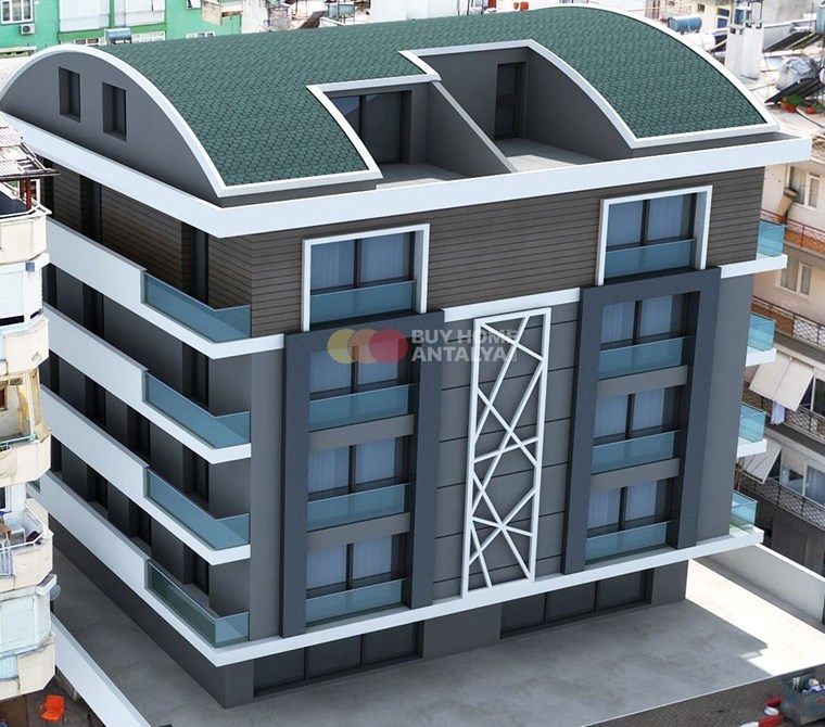 Brand New Tax Free Apartments for Sale, Interest-Free Installments in Center of Antalya