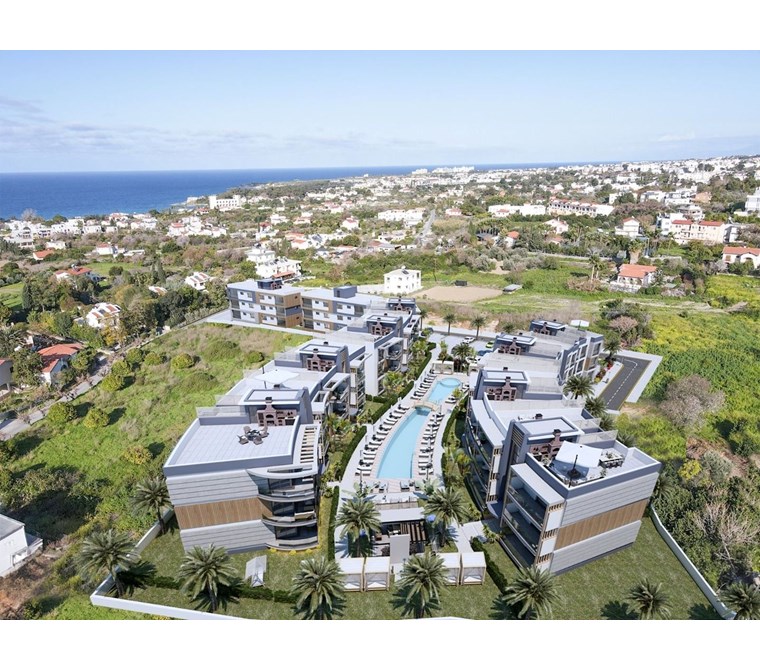 LAPTANIN PARILDAYAN İNCİSİ SEA PEARL SİTESİNDE 2+1 VE 4+1 DAİRELER