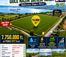 Balıkesir Manyas Salur'da 15 Dönüm, Göle Nazır Satılık Tarla