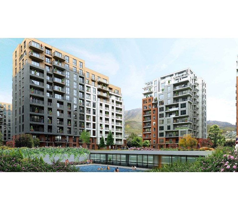 POYRAZ'DAN SURYAPI TURKUAZ'DA TAPULU 1+1 67m² 8.KAT DAİRE