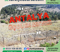 Antalya Üçoluk Bölgesinde Satılık Yatırımlık Tarla