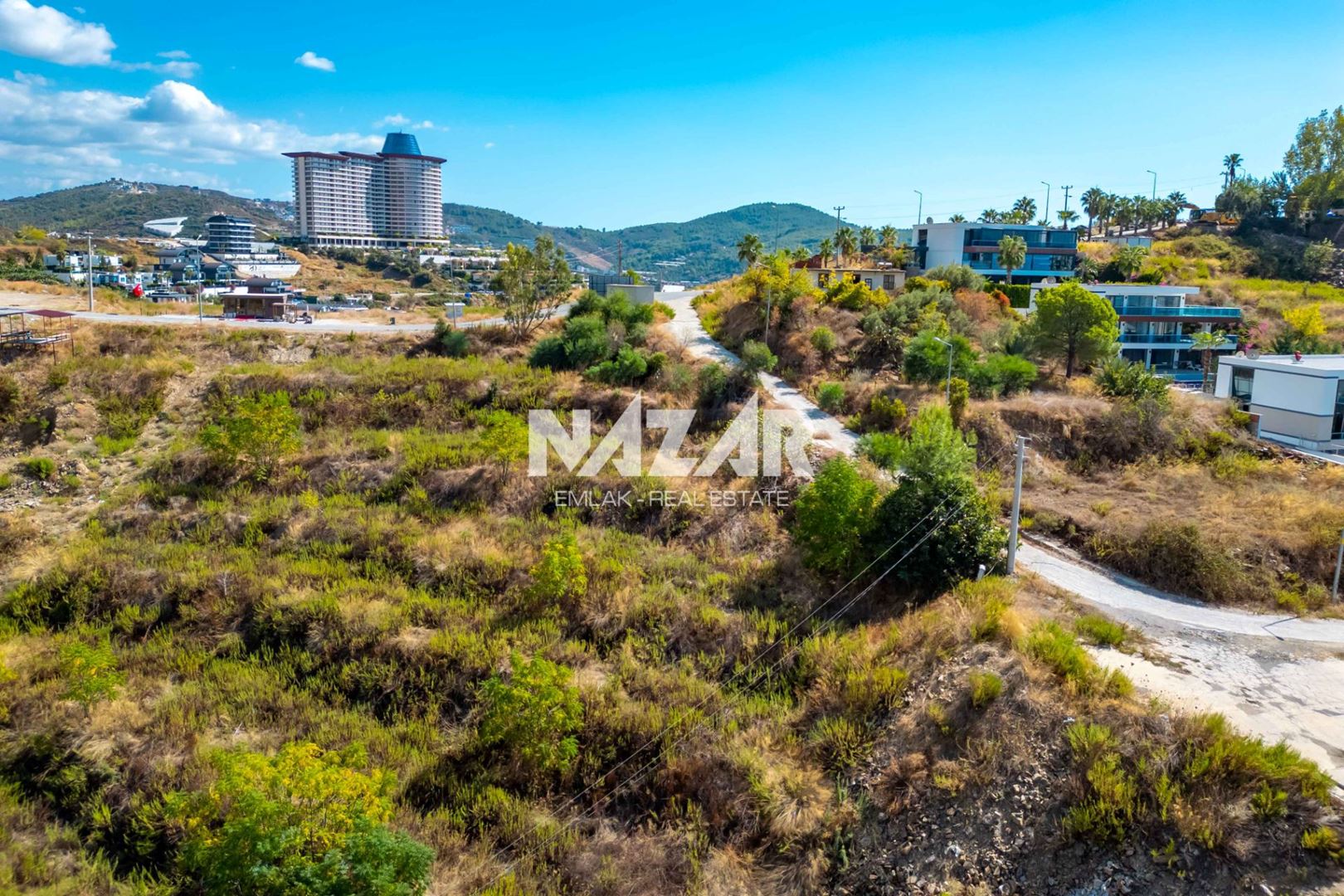 500 m² Plot with Planning Permission and Sea Views in Kargıcak, Alanya