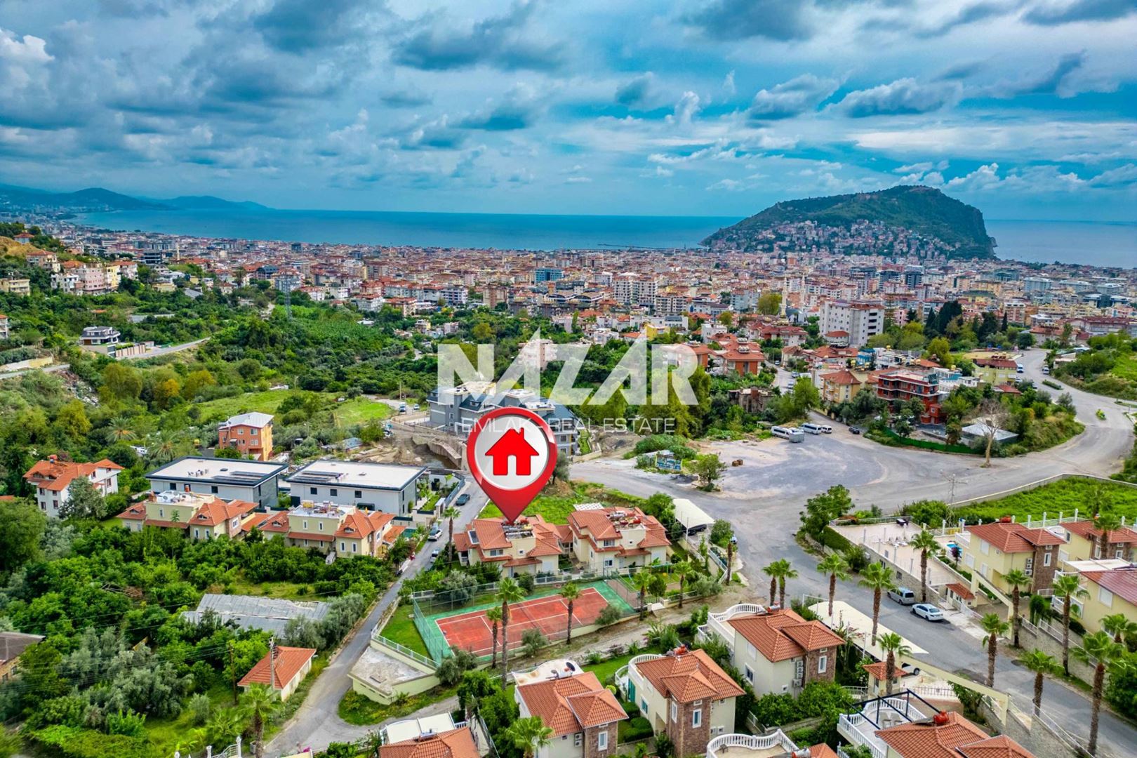 Alanya Sugözü’nde Satılık 3+1 Eşyalı İkiz Villa – 190 m2 · 2