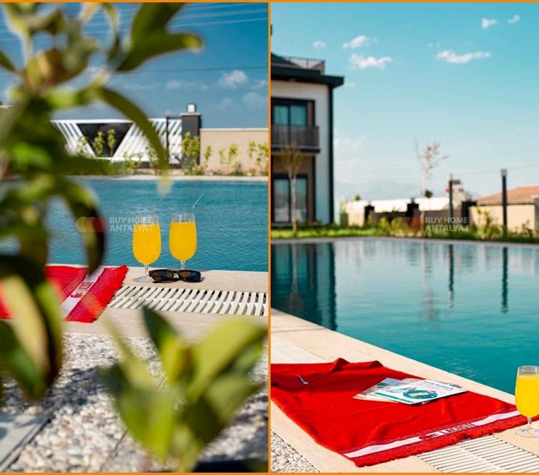 Furnished Apartments for Investment in a Luxury Complex with Rental Guarantee in Antalya Belek