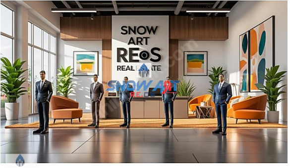 SNOW ART REOS GYMDEN YILDIZKENT'TE DEVREN EMLAK OFİSİ