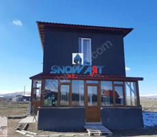 SNOW ART GYM'DEN AZİZYE YARIMCADA SIFIR MÜSTAKİL İKİ KATLI DAİRE