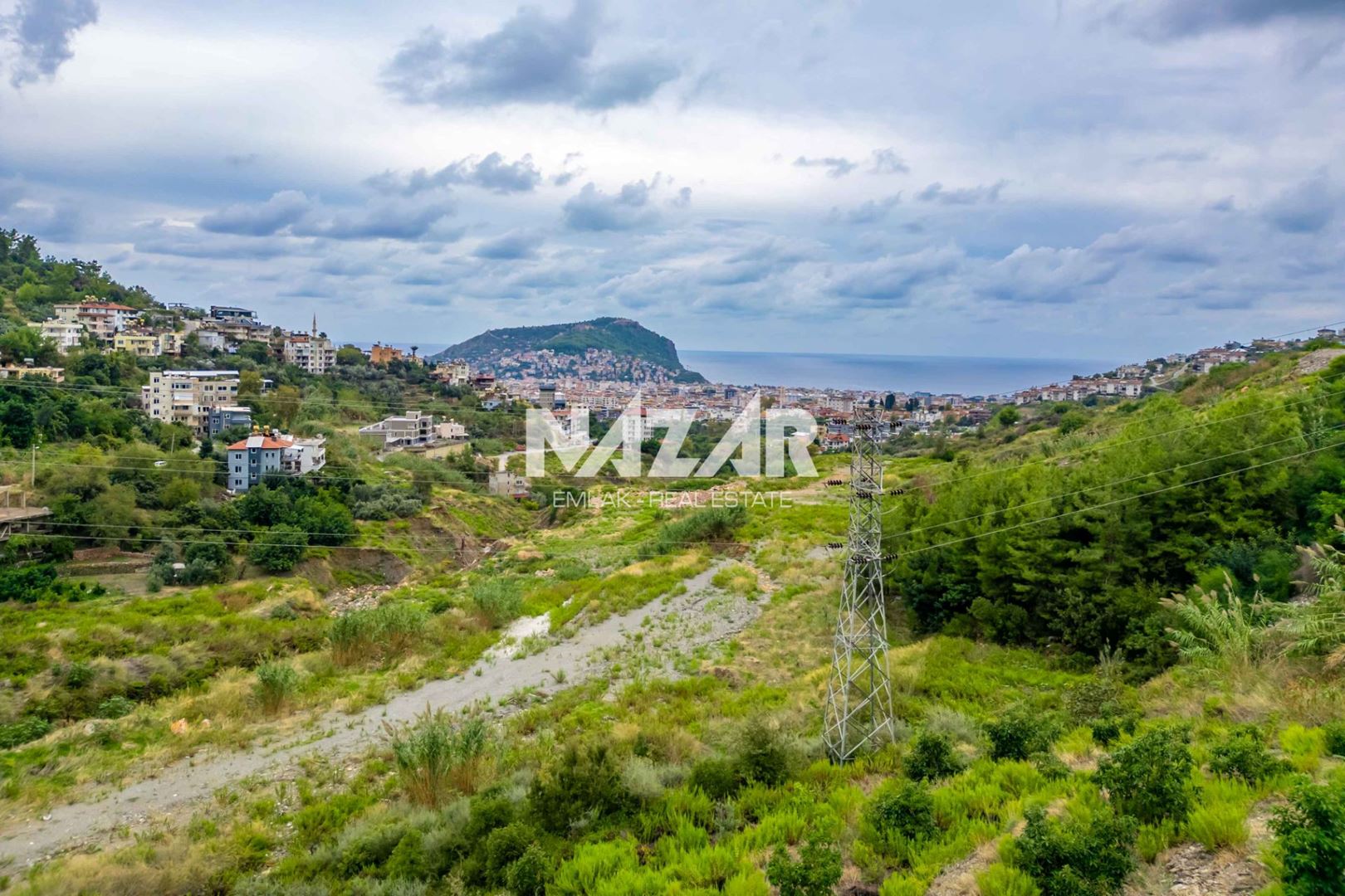 1,000 m² Plot with Sea Views in Alanya Tepe, Zoned for Residential Development · 13