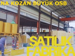 RE/K TEAM'DEN KOZAN ORGANİZE SANAYİ BÖLGESİNDE SATILIK FABRİKA