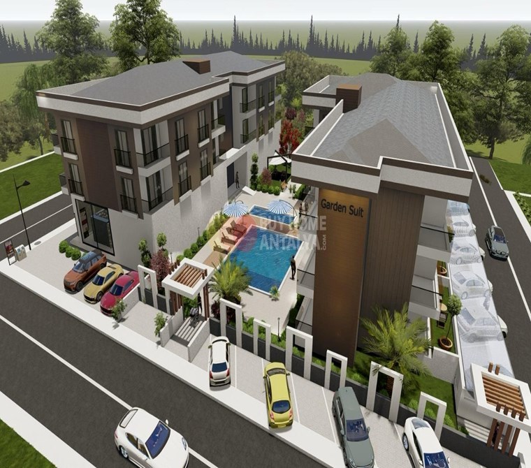 Luxury Apartments for Sale in Antalya Döşemealtı, in a Complex with Swimming Pool, Close to Hospitals and the University