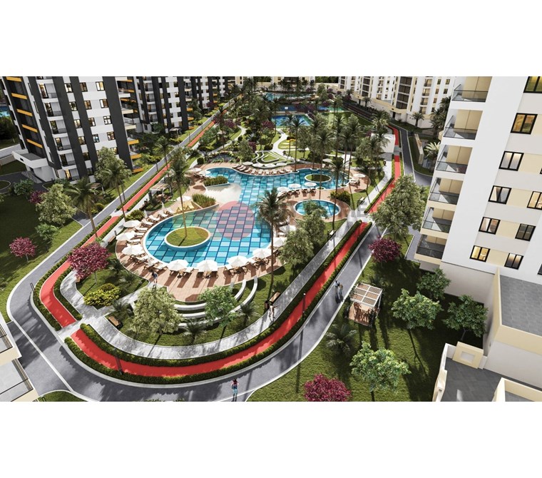 Luxury Apartments with Pool in Dosemealti: Sustainable Living in Summer-Winter with Residence Permit