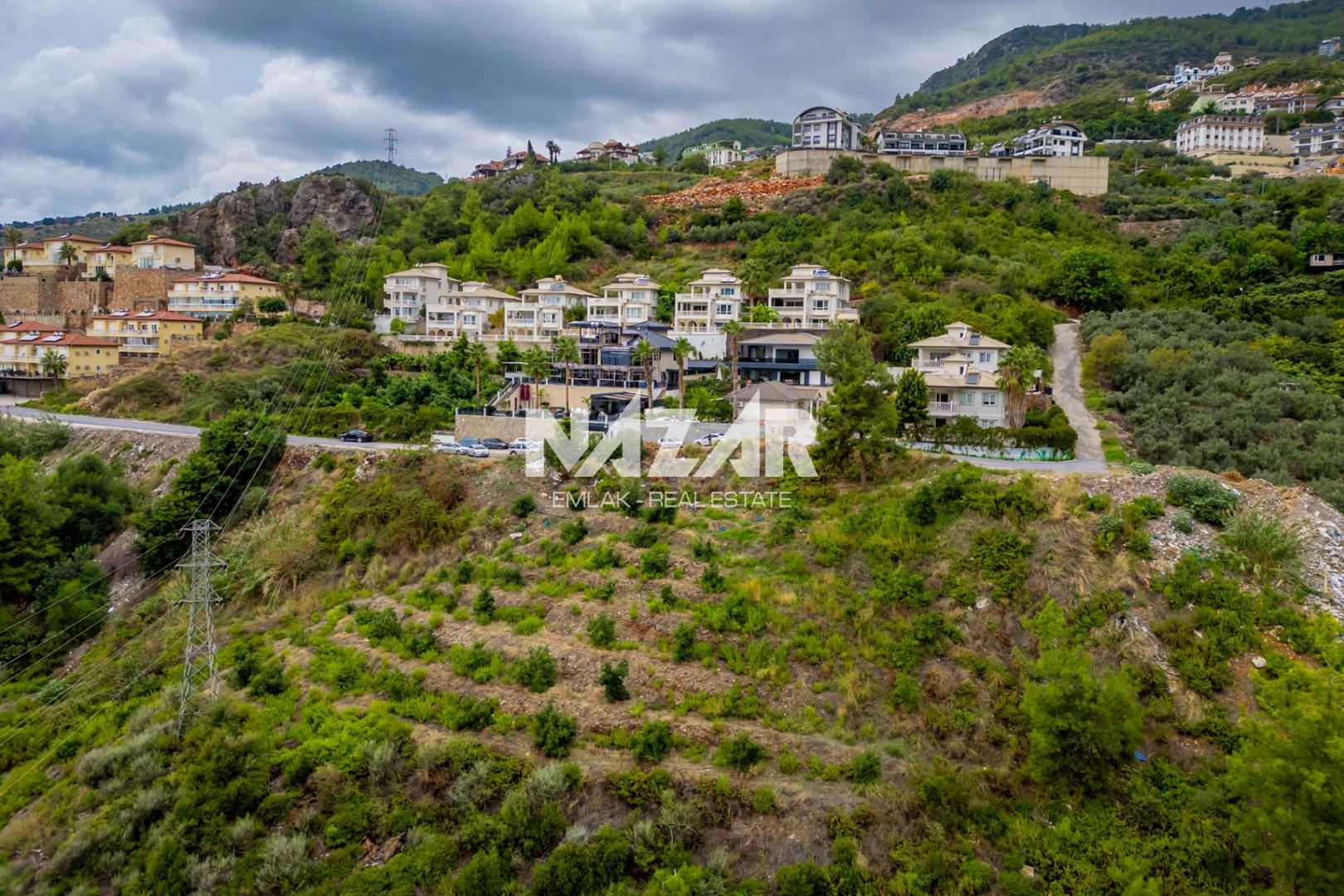 1,000 m² Plot with Sea Views in Alanya Tepe, Zoned for Residential Development · 10