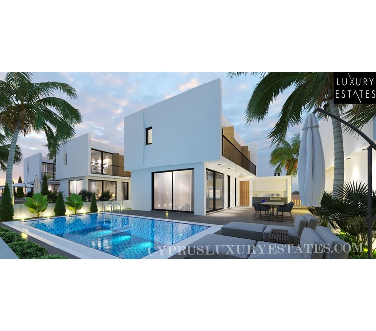 KIBRIS GIRNE KARSIYAKA' DA 3+1 TURK TAPULU OZEL HAVUZLU LUXURY VİLLALAR DENIZE YURUME MESAFESİNDE !