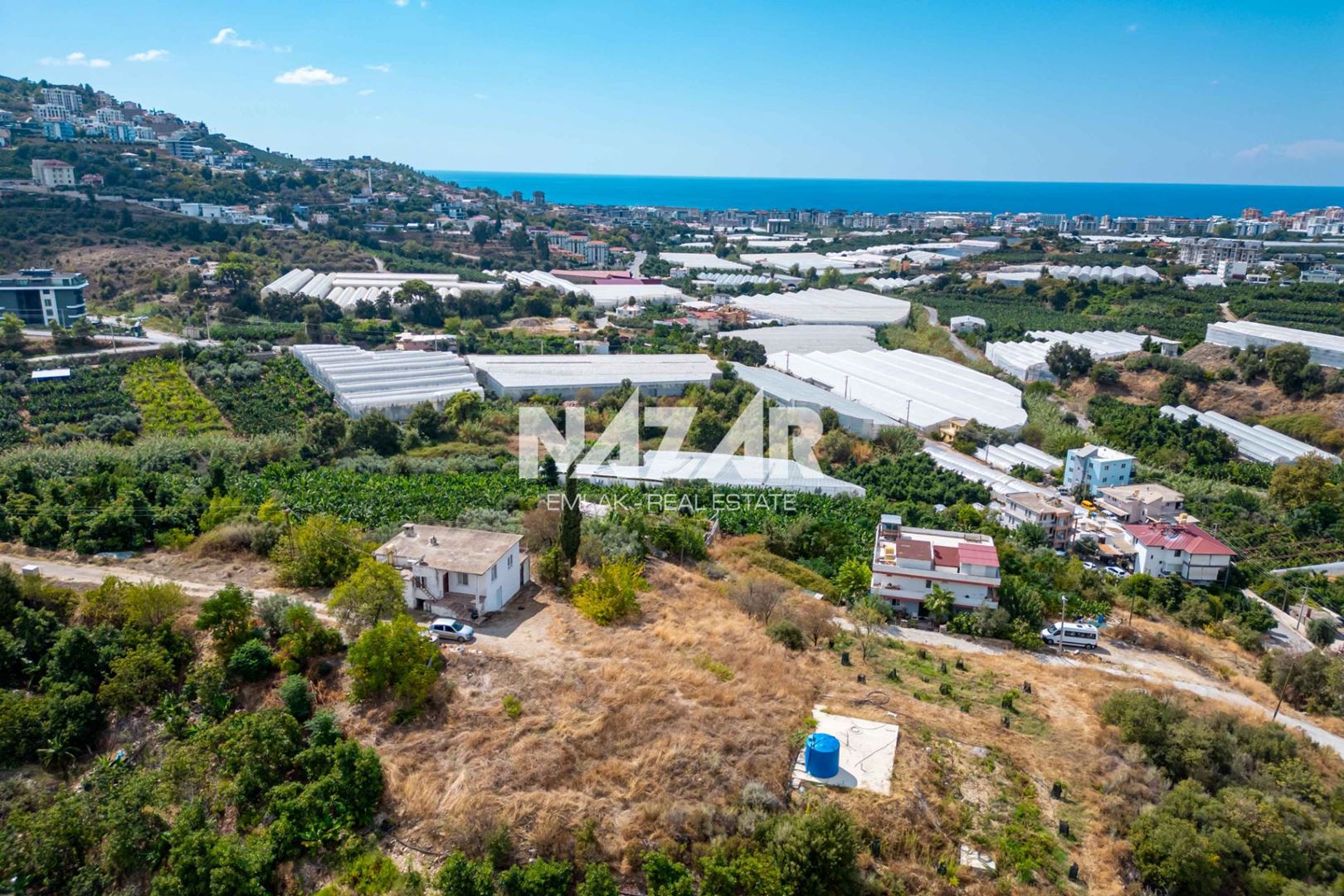 Alanya Kargıcak’ta Deniz Manzaralı 1.002 m2 İmarlı Arsa