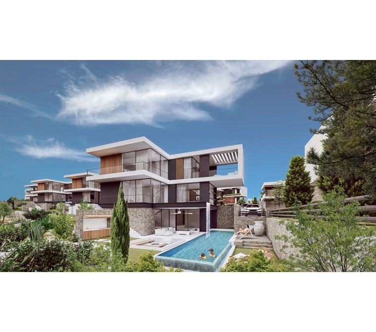 KYRENİA- CATALKOY-4 BEDROOM LUX VİLAA