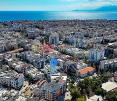 آپارتمان مبله نوساز برای فروش در قلب آنتالیا، در فاصله پیاده تا تمام امکانات رفاهی