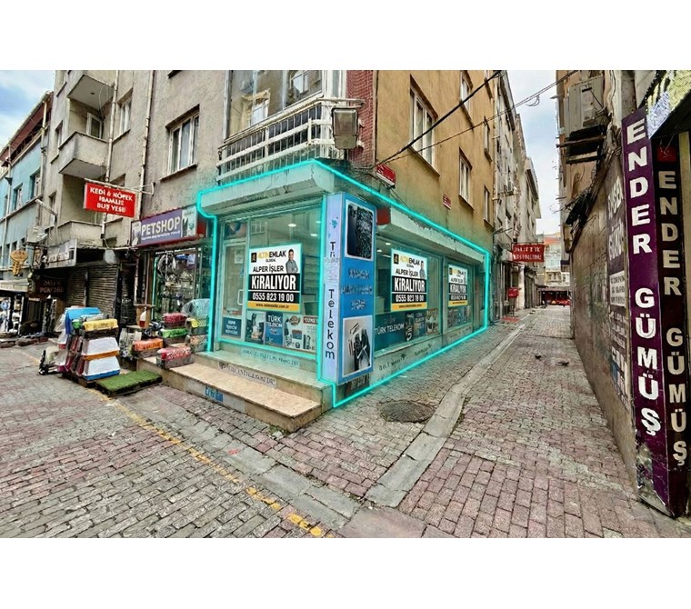 Gaziosmanpaşa Bağlarbaşı’nda Yüksek Görünürlüklü Köşe Dükkan