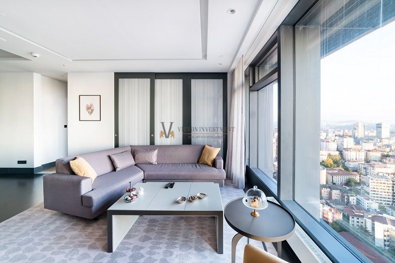Merkez Konumda Fairmont ta Muhteşem Boğaz Manzaralı Lüks 2+1 Daire