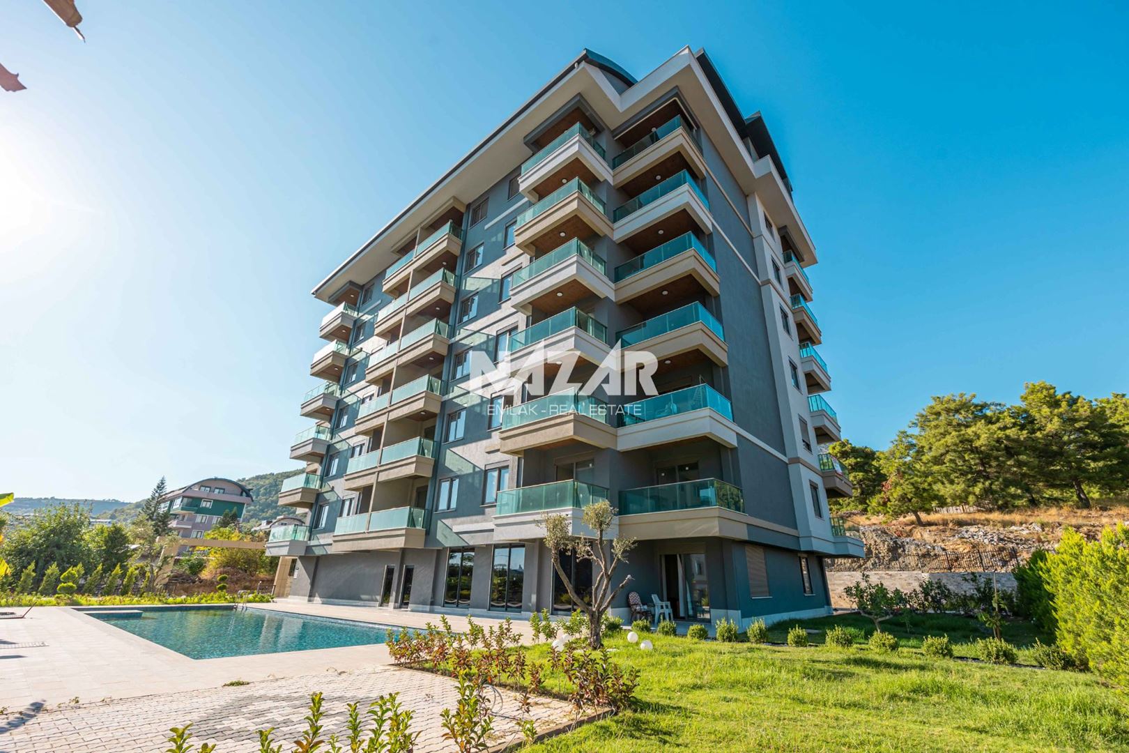 Alanya Çıplaklı’da Satılık Yeni 1+1 Daire 56 m2