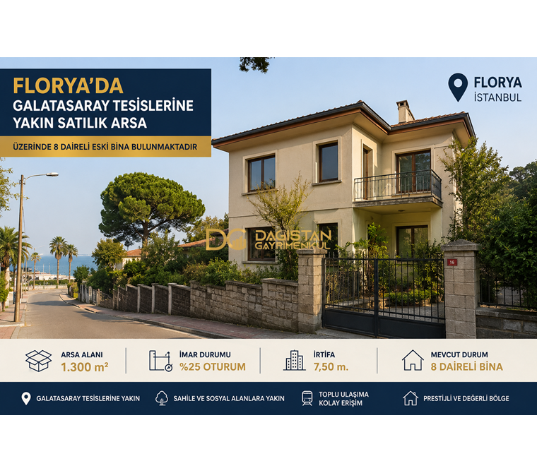 Florya'da 1300 m² Arsa İçinde Satılık Bina: Yatırım Fırsatı
