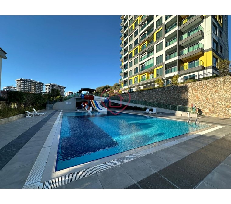 Satılık 1+1 Mobilyalı Daire. Panoramik Dağ ve Doğa Manzaralı. Konak Garden Life