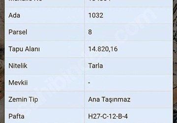 ALTIN EMLAK BEYPAZARI PRESTİJ'DEN YATIRIM FIRSATI TARLA