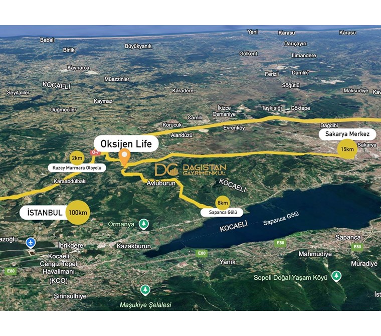 İZMİT HASANCIKLARDA MUHTEŞEM FIRSAT İSKANLI VİLLAR