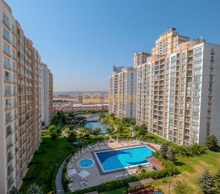 ISPARTAKULE AVRUPA KONUTLARI 3. ETAP 4+1 SATILIK PEYZAJ-HAVUZ MANZARALI DAİRE