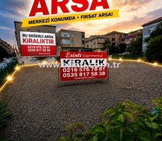 ATAŞEHİR KAYIŞDAĞI’NDA 1050 m² DEPO KULLANIMINA UYGUN KİRALIK ARSA