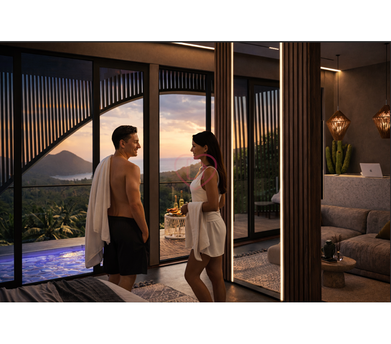 OM Residence – Koh Phangan’s First Premium Tech Apartment Complex | Smart Living & Investment Opport