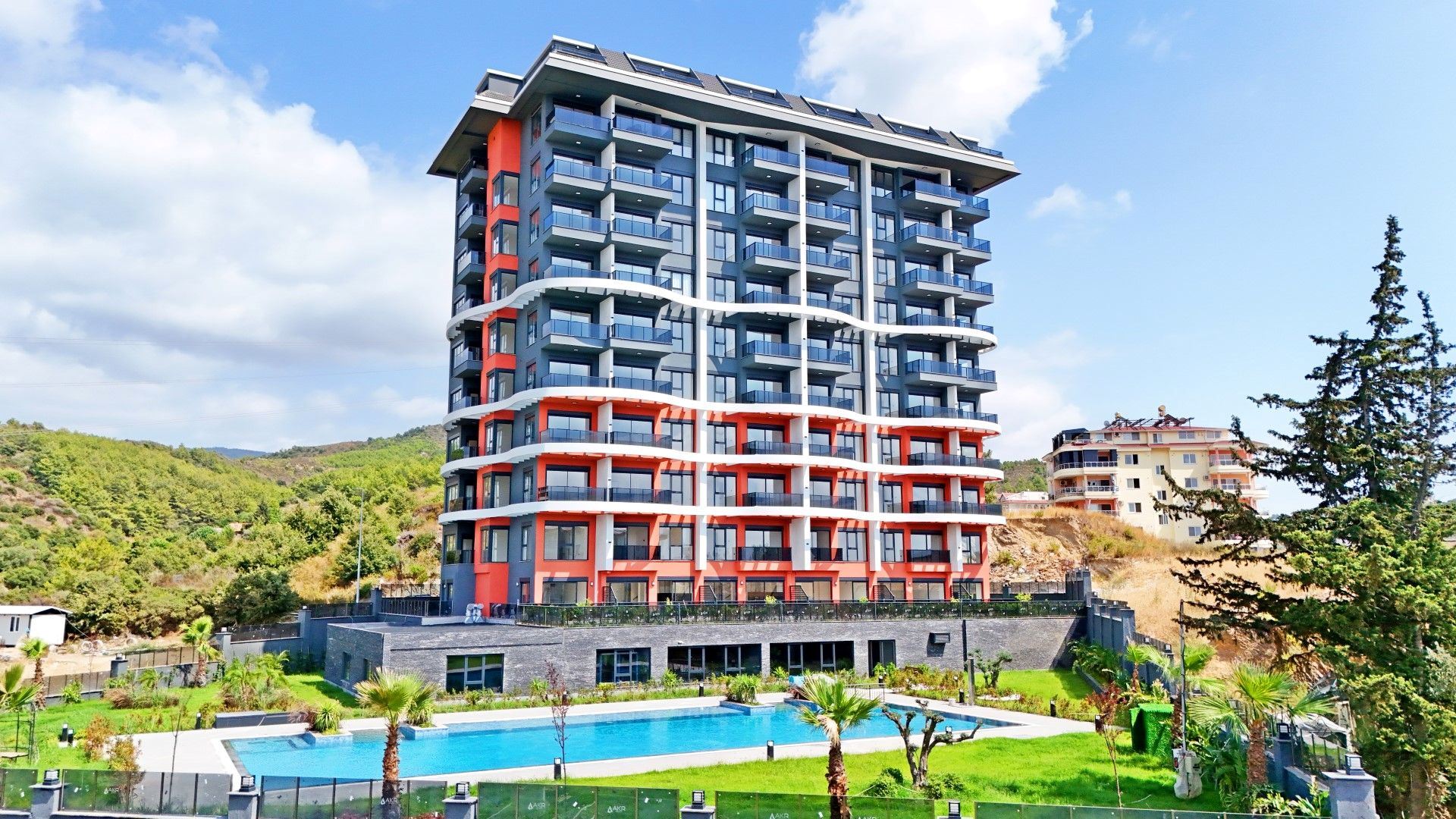 ALANYA DEMİRTAŞ 1+1 APARTMENT FOR SALE WITH FULL SEA AND NATURE VIEWS