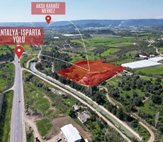 POYRAZ'DAN AKSU KARAÖZ'DE SATILIK 3.600m² HİSSELİ TARLA