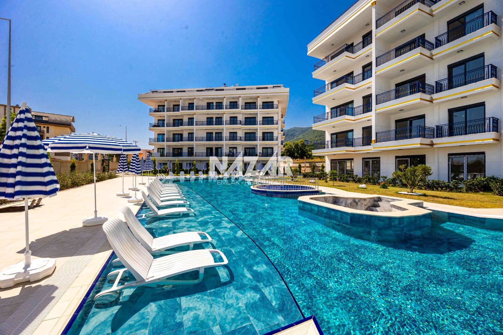 Alanya Oba’da Satılık Yeni 2+1 Daire 75 m2