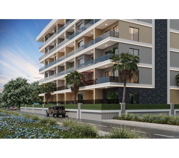 Mahmutlar / Alanya’da Denize Sadece 400 Metre Mesafede Yeni 1+1 Daire