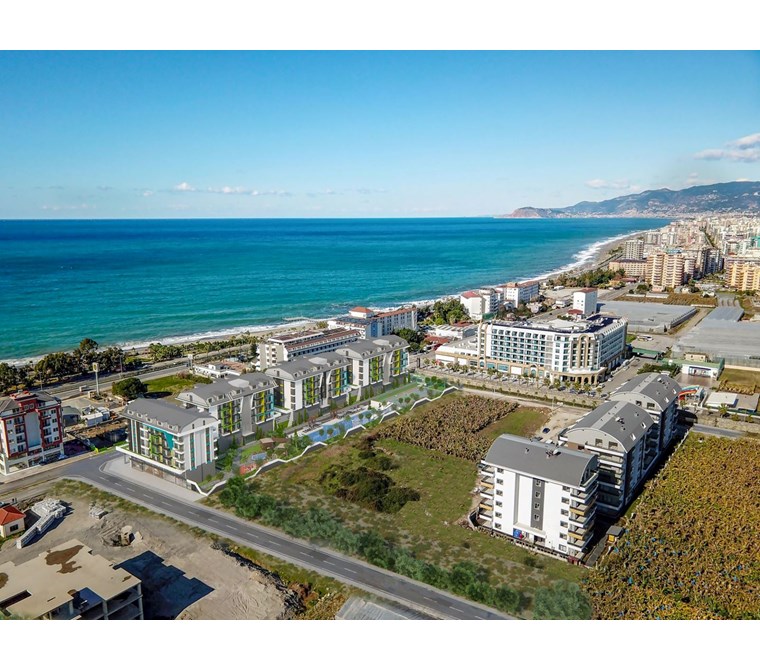  For Sale 2+1 Seaview Primary Apartment  - Konak Terrace Homes