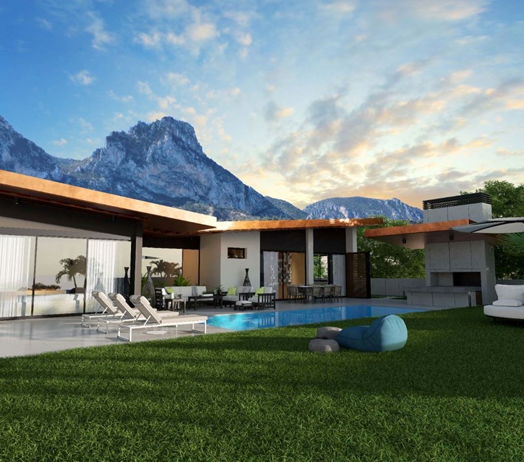 Girne Erdemtin zirvesinde, doğanın ve Akdeniz’in sonsuz maviliği ile çevrili bir yaşam sunuyor.