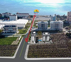 KARGICAK BESTLİFE 2 1.KAT NO 5 1+1, 52 M2 Güney batı cephe Site