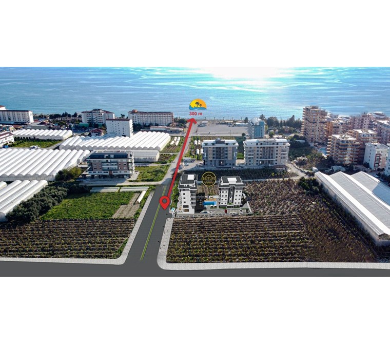 KARGICAK BESTLİFE 2 1.KAT NO 5 1+1, 52 M2 Güney batı cephe Site