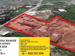 KÖPRÜ'DEN ÖNCE SON FIRSAT -SATILIK SANAYİ ARSASI- P216272