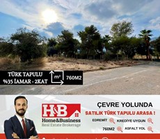 Edremit Çevre Yolunda Satılık Türk Tapulu Arsa!
