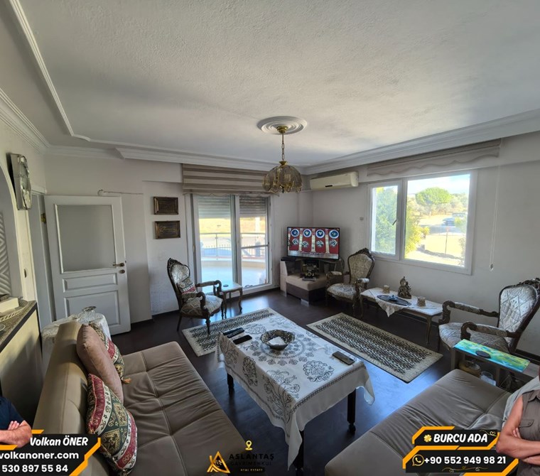 DİDİM YENİ MAHALLEDE 3+1  GENİŞ ODALI VE BALKONLU DAİRE