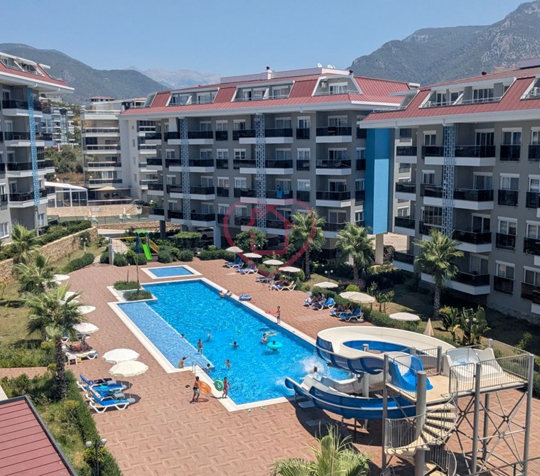 For Sale — Spacious Furnished 1+1 Apartment with Sea and Mountain Views in Calypso Residence