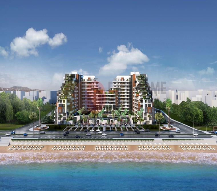 Seafront Sea View Luxury Apartments with Hotel Concept for Sale