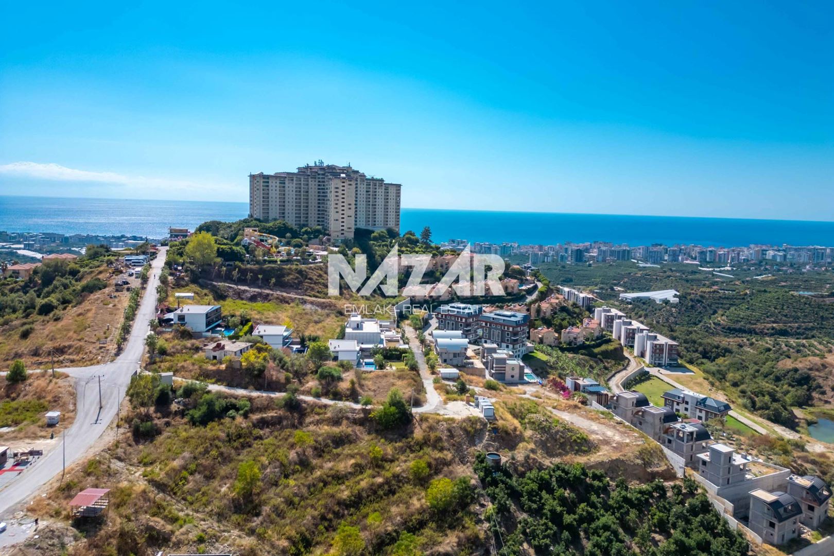 500 m² Plot with Planning Permission and Sea Views in Kargıcak, Alanya