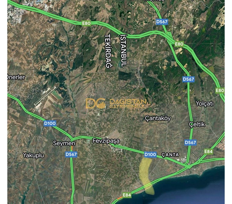 SİLİVRİ DEĞİRMENKÖYDE 6.150m2 TARLANIN % 50 HİSSESİ