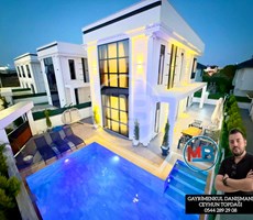 DİDİMDE SATILIK 3+1 MÜSTAKİL HAVUZLU BAHÇELİ EŞYALI DENİZE YAKIN OTOPARKLI MALİKANE !