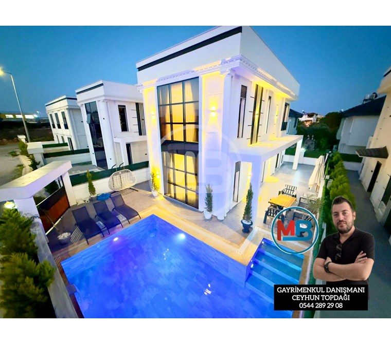 DİDİMDE SATILIK 3+1 MÜSTAKİL HAVUZLU BAHÇELİ EŞYALI DENİZE YAKIN OTOPARKLI MALİKANE !