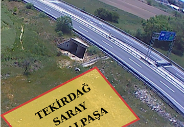 Tekirdağ Saray Merkez'de Konut İmarlı Müstakil Parsel Asfalt Yola Cephe Arsa