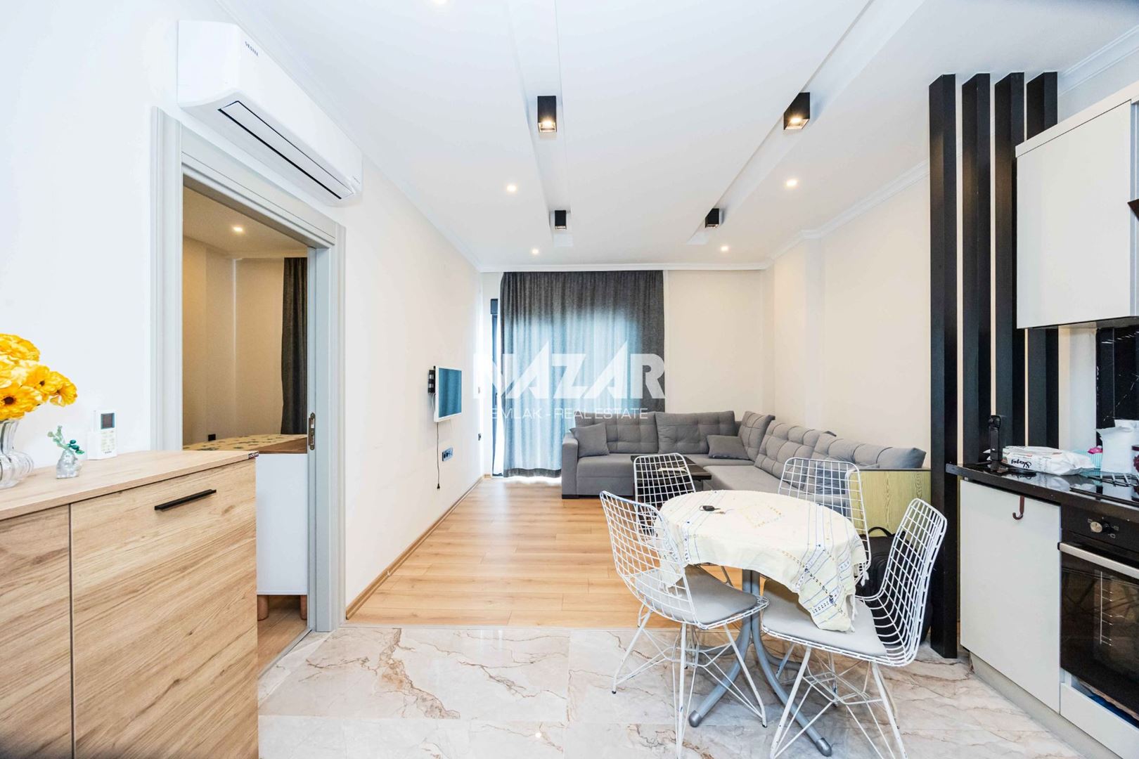 Alanya Oba’da Satılık Eşyalı 1+1 Daire 46 m2