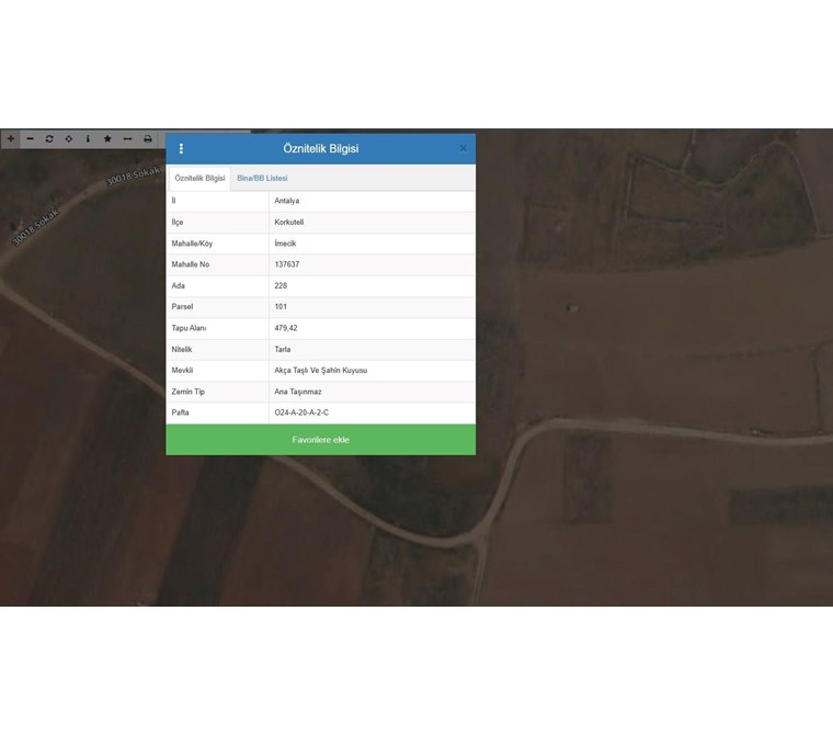 POYRAZ'DAN KORKUTELİ İMECİK KÖYÜNDE 479m² SATILIK TARLA