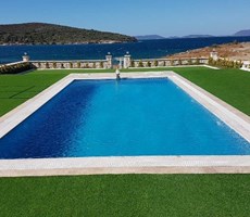 İzmir Çeşme Şifne Denize Plaja Sıfır Havuzlu Kiralık Villa